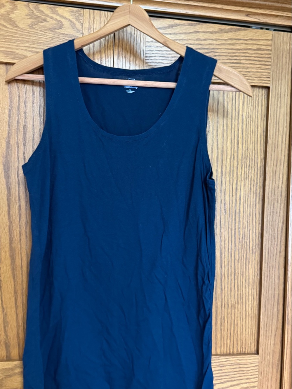 GAP Maternity Navy Scoop Neck Tank Top